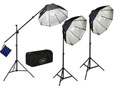 PBL Triple EZ Soft Box Fluorescent Light w/ boom Kit