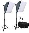 PBL FAN 160 TWO SOFTBOX 320 W/S STROBE KIT